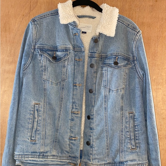 Universal Thread Blue Jean Fleece Jacket! - Picture 1 of 4